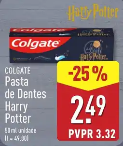 ALDI Colgate pasta de dentes harry potter promoção