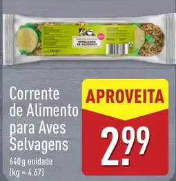 ALDI Corrente de Alimento para Aves Selvagens promoção