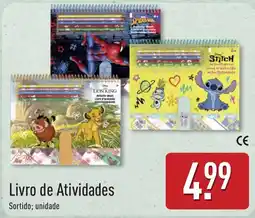 ALDI Livro de Atividades promoção
