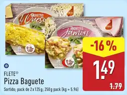 ALDI Flete pizza baguete promoção