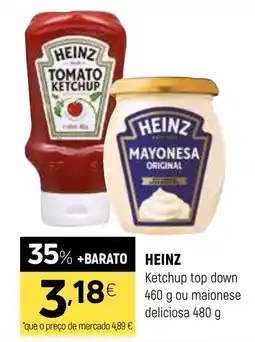 Coviran Heinz ketchup top down ou maionese deliciosa promoção