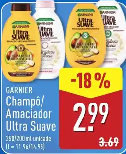 ALDI garnier champô/amaciador ultra suave promoção