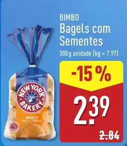 ALDI Bimbo bagels com sementes promoção