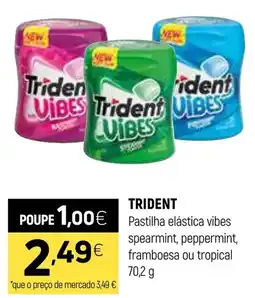 Coviran Trident pastilha elástica vibes promoção