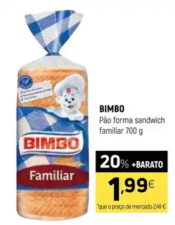 Coviran Bimbo pão forma sandwich familiar promoção