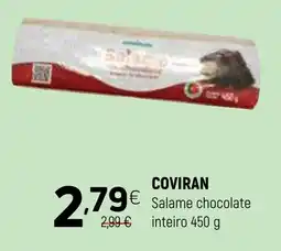Coviran Coviran salame chocolate inteiro promoção