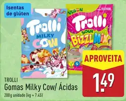 ALDI Trolli Gomas Milky Cow/ Ácidas promoção
