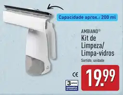 ALDI Ambiano kit de limpeza/limpa-vidros promoção