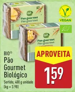 ALDI Bio Pão Gourmet Biológico promoção