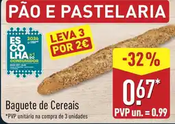 ALDI Baguete de Cereais promoção