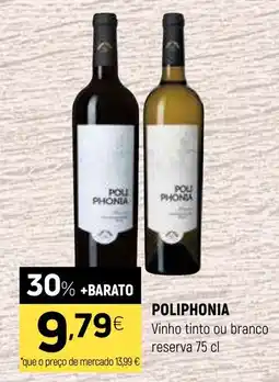 Coviran Poliphonia vinho tinto ou branco reserva promoção