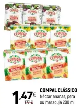 Coviran Compal clássico nectar ananas pera ou maracujá promoção