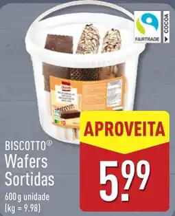 ALDI Biscotto Wafers Sortidas promoção