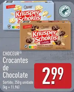 ALDI Choceur crocantes de chocolate promoção