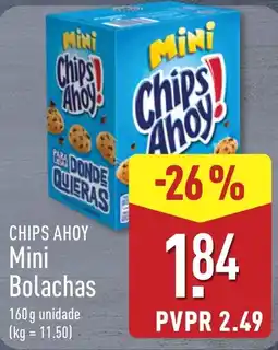 ALDI chips ahoy mini bolachas promoção