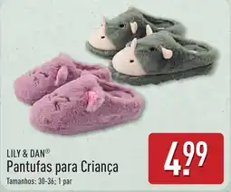 ALDI Pantufas para Criança promoção