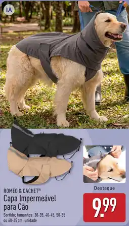 ALDI Capa impermeável para cão promoção