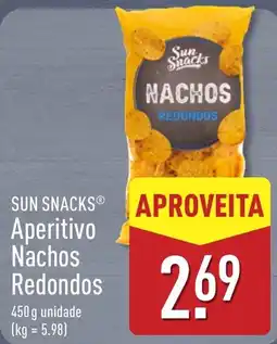ALDI Sun Snacks Aperitivo Nachos Redondos promoção