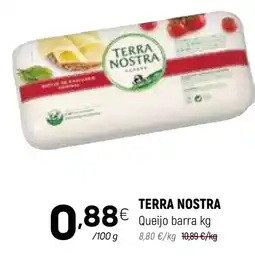 Coviran Terra nostra queijo barra promoção