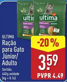 ALDI ultima ração para gato júnior/adulto promoção