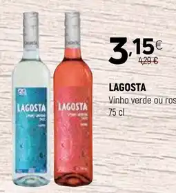 Coviran Lagosta vinho verde ou rosé promoção