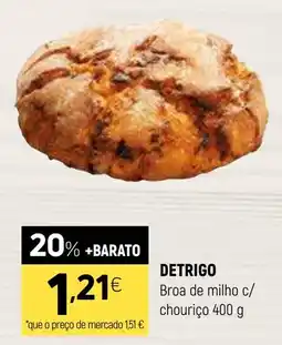 Coviran Detrigo broa de milho c/ chouriço promoção