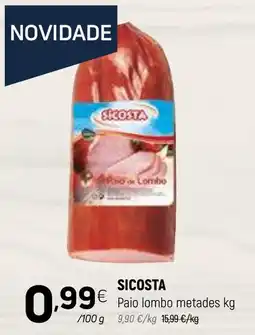 Coviran Sicosta paio lombo metades promoção