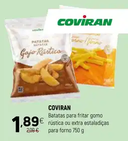 Coviran coviran batatas para fritar gomo rustica ou extra estaladiças para forno promoção