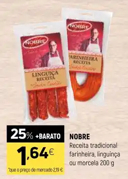 Coviran Nobre receita tradicional farinheira, linguiça ou morcela promoção