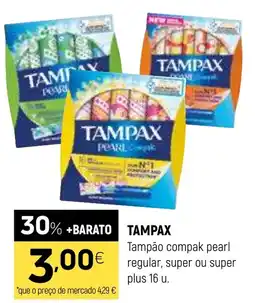 Coviran tampax tampão compak pearl promoção