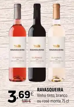 Coviran Ravasqueira vinho tinto, branco ou rosé monte promoção