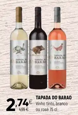 Coviran Tapada do Barao vinho tinto, branco ou rosé promoção