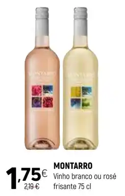 Coviran montarro vinho branco ou rosé frisante promoção
