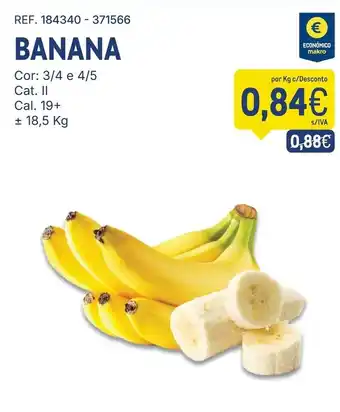 Makro banana promoção