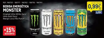Makro Bebida energética monster promoção