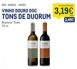 Makro Vinho douro doc tons de duorum promoção
