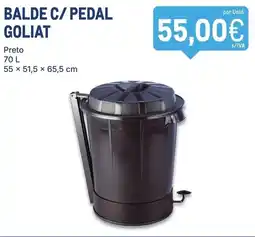 Makro balde c/ pedal goliat promoção