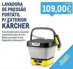 Makro lavadora de pressão portátil p/ exterior kärcher promoção