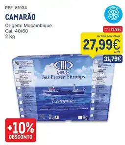 Makro Camarão Krustamoz promoção