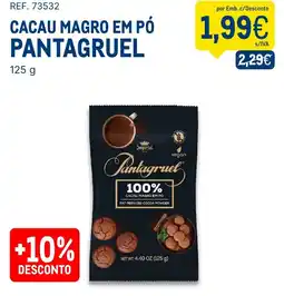 Makro Cacau magro em pó pantagruel promoção