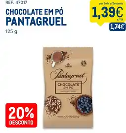 Makro Chocolate em pó pantagruel promoção