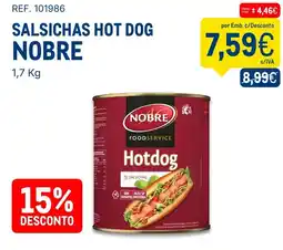 Makro Salsichas hot dog nobre promoção