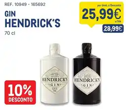 Makro gin hendrick's promoção
