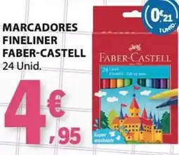 E.Leclerc Marcadores fineliner faber-castell promoção