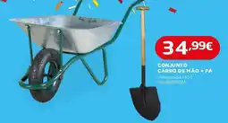 Bricomarché Conjunto carro de mão + pá promoção
