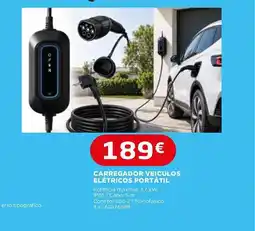 Bricomarché carregador veiculos elétricos portátil promoção