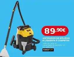 Bricomarché aspirador de sólidos e líquidos e carpetes powerplus promoção