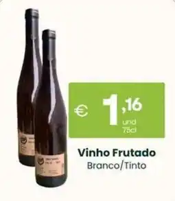 Roque Supermercados Vinho Frutado Branco/Tinto promoção