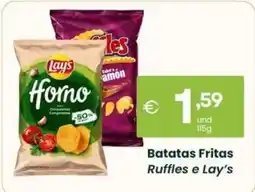Roque Supermercados Batatas Fritas Ruffles e Lay's promoção