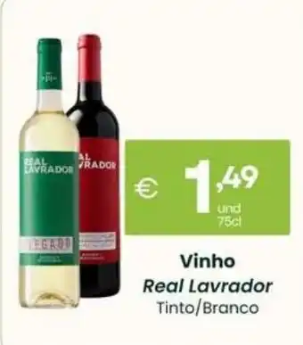 Roque Supermercados Vinho Real Lavrador Tinto/Branco promoção
